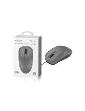 Mouse wired grigio sb-1000
