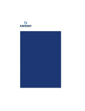 Cartoncino 50x70 blu Canson
